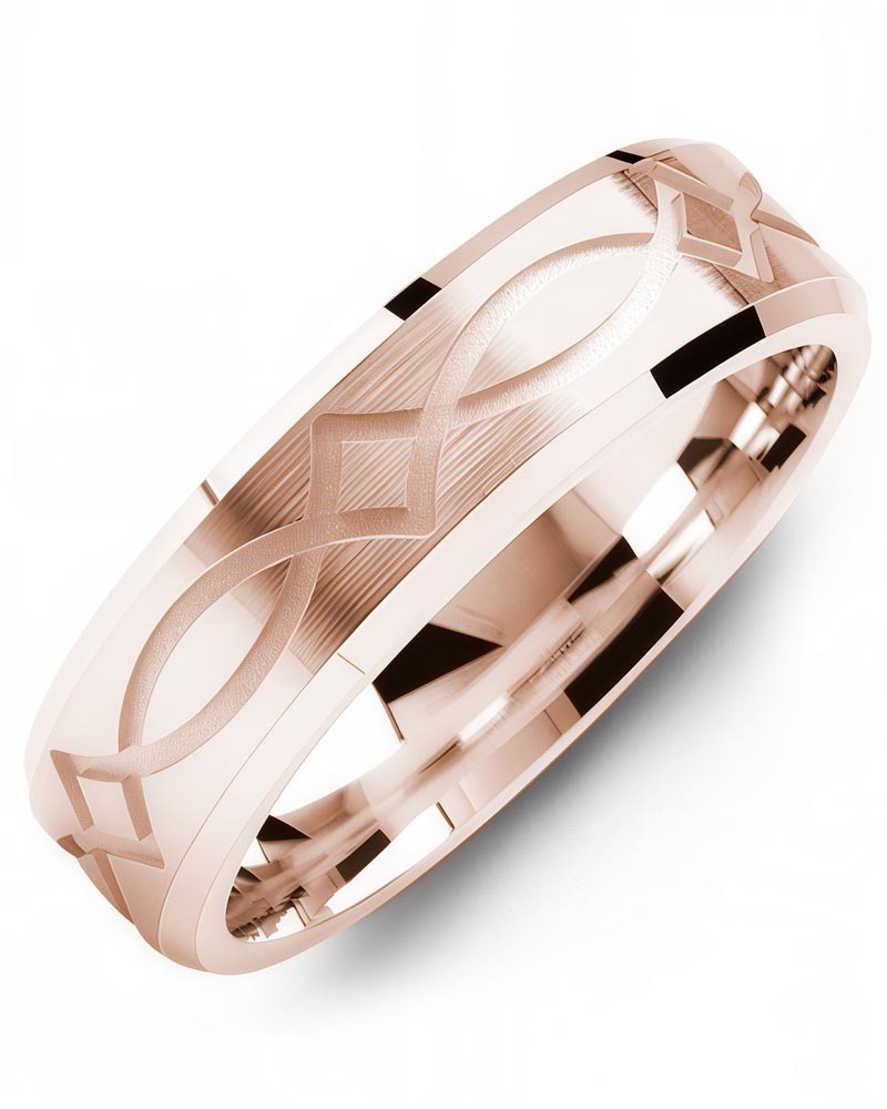 Men's & Women's Rose Gold Wedding Band