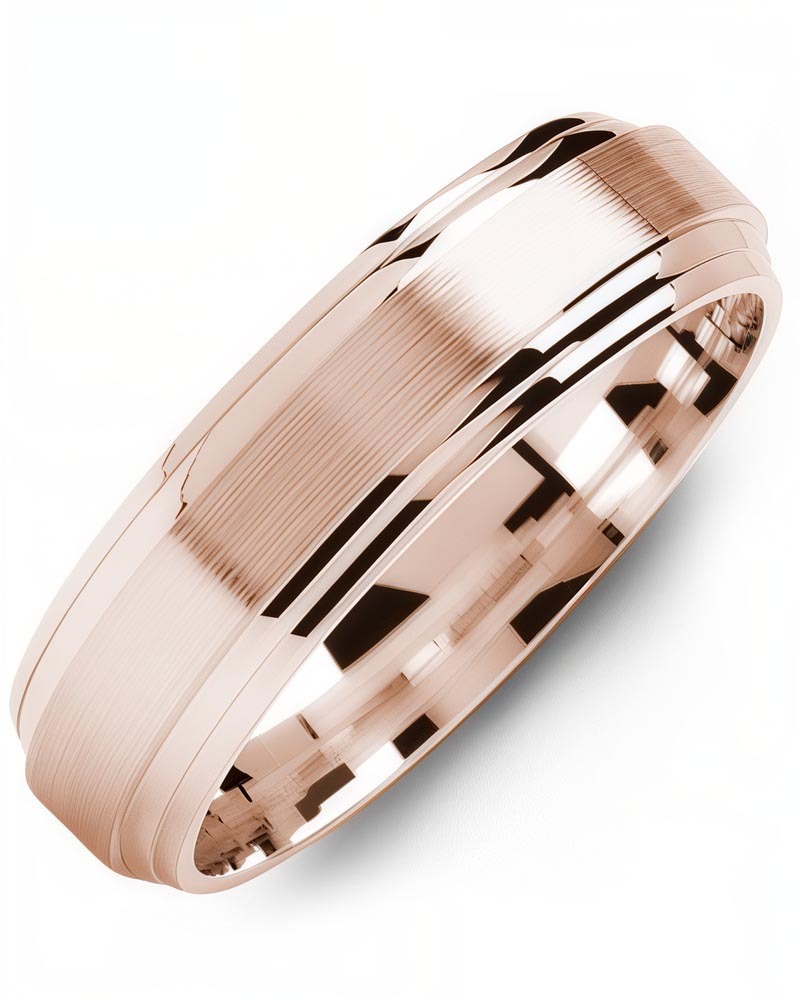 Men's & Women's Rose Gold Wedding Band