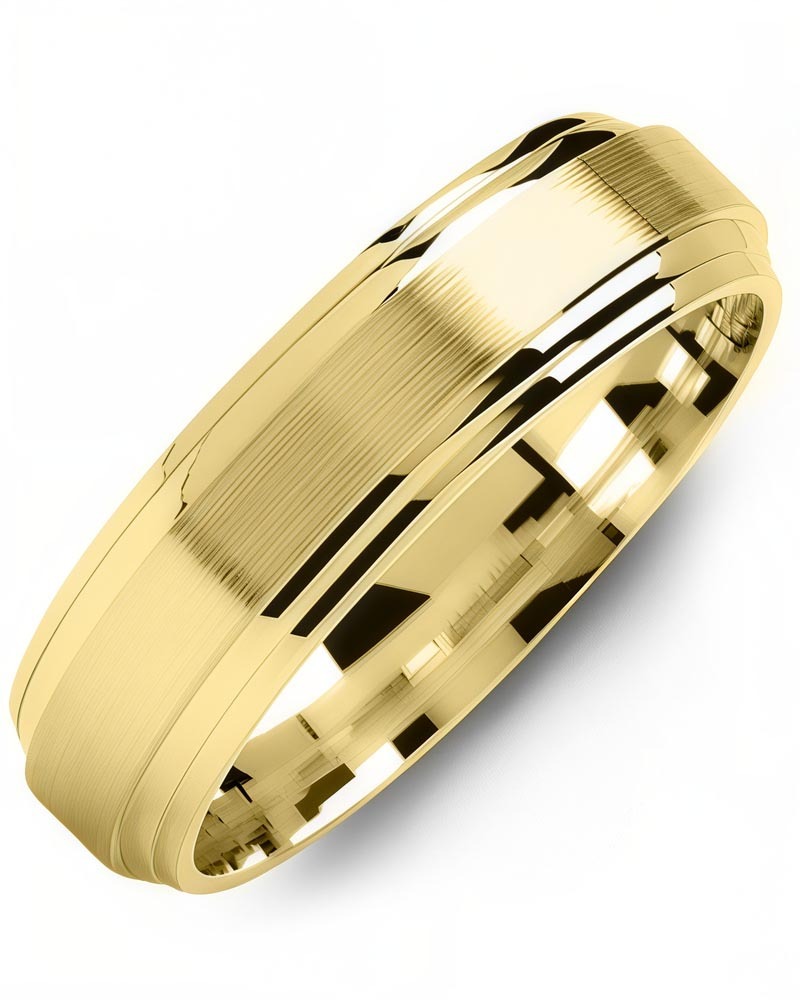 Men's & Women's Yellow Gold Wedding Band
