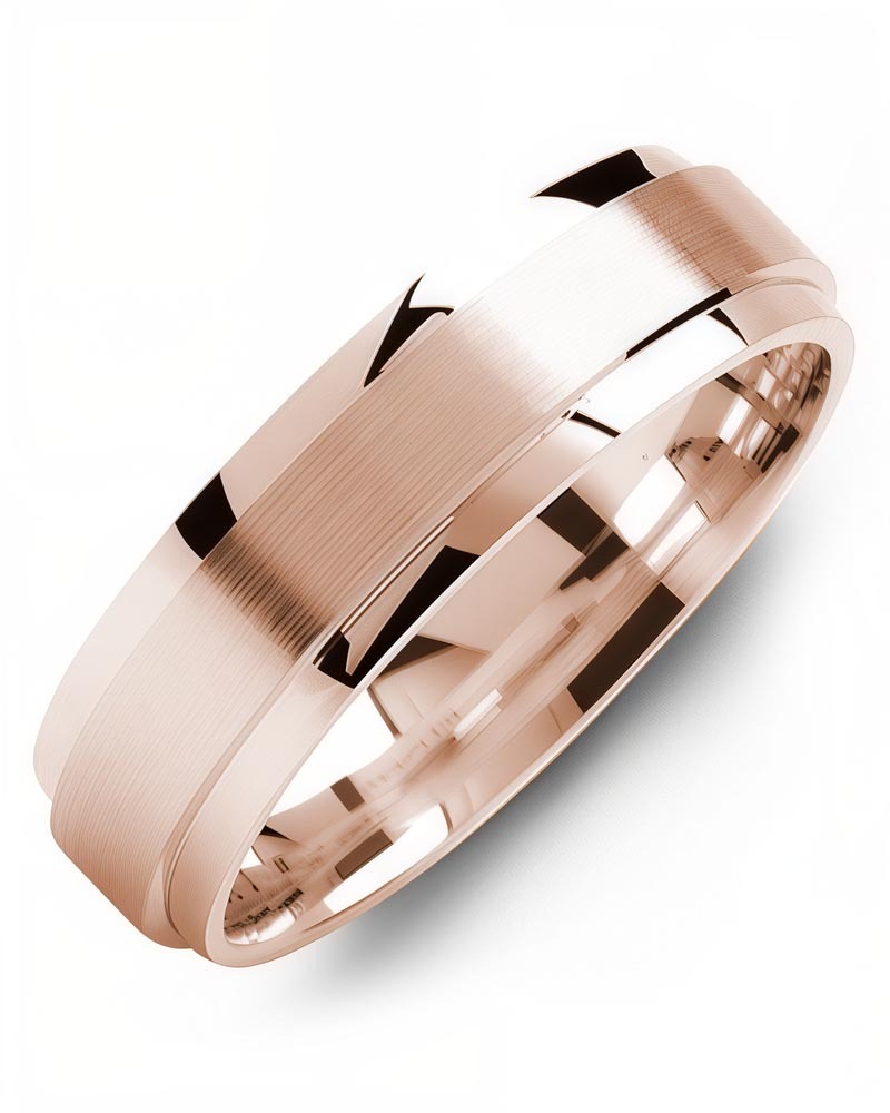 Men's & Women's Rose Gold Wedding Band