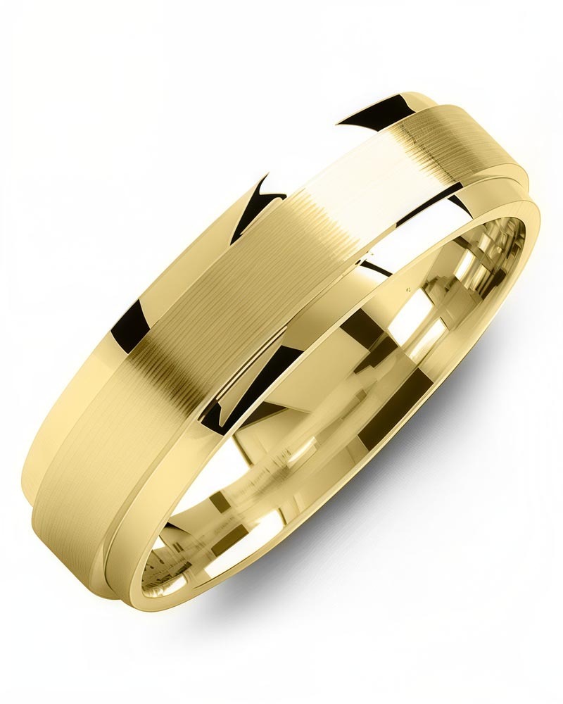 Men's & Women's Yellow Gold Wedding Band