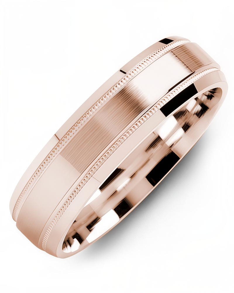 Men's & Women's Rose Gold Wedding Band
