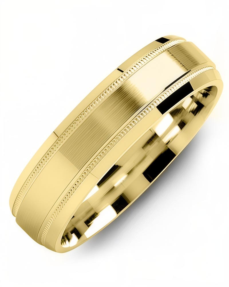 Men's & Women's Yellow Gold Wedding Band
