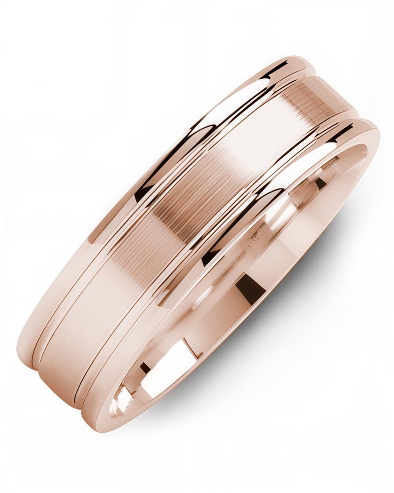 Men's & Women's Rose Gold Wedding Band