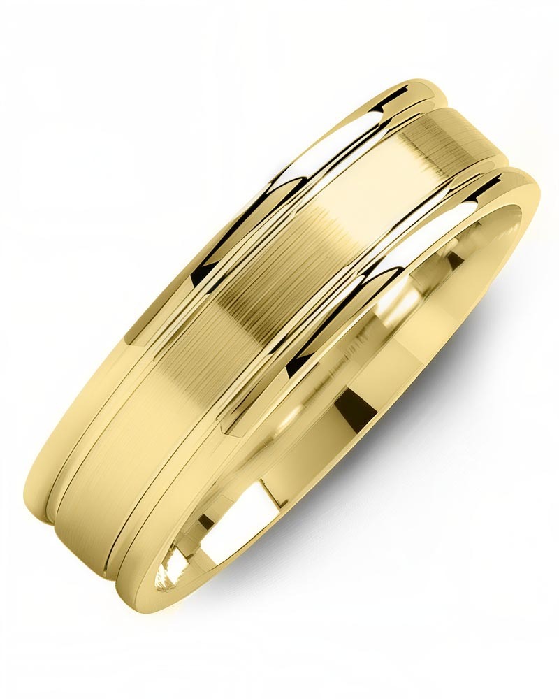 Men's & Women's Yellow Gold Wedding Band