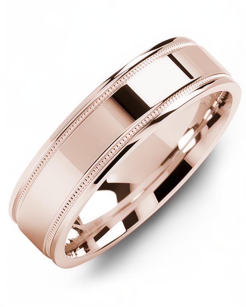 Men's & Women's Rose Gold Wedding Band
