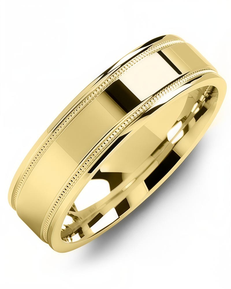 Men's & Women's Yellow Gold Wedding Band