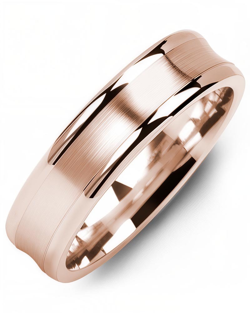 Men's & Women's Rose Gold Wedding Band