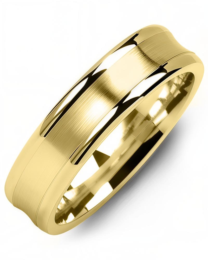Men's & Women's Yellow Gold Wedding Band