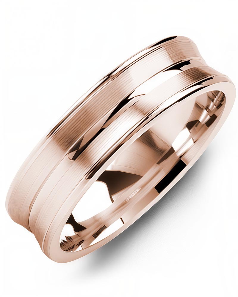 Men's & Women's Rose Gold Wedding Band