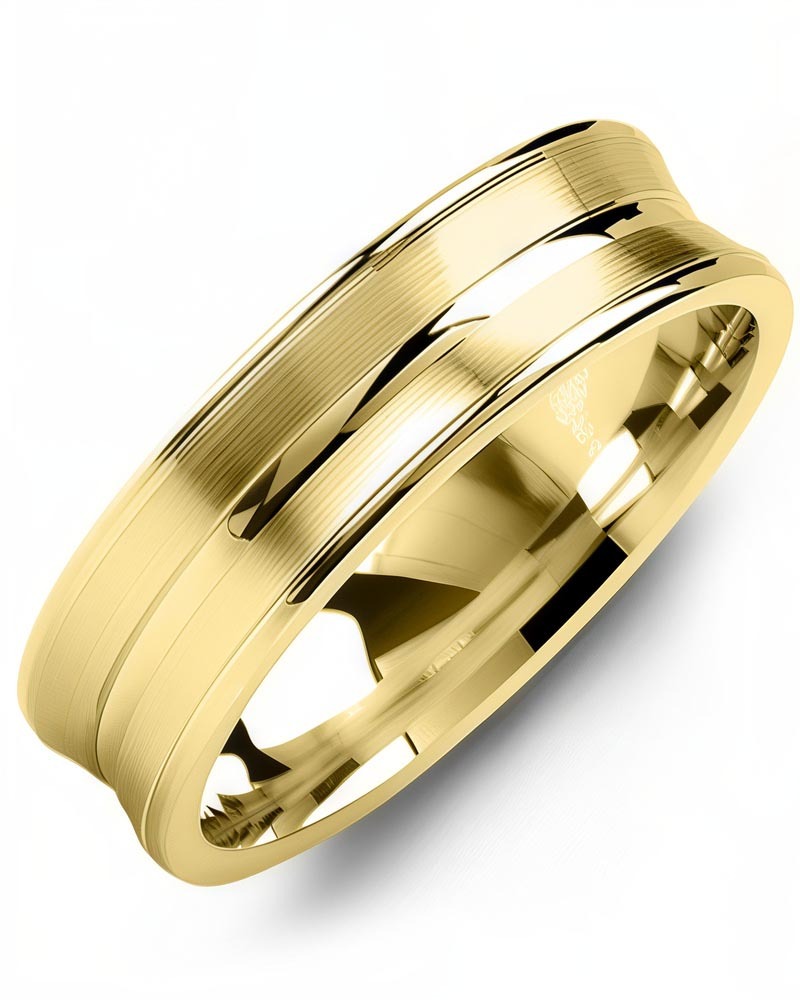Men's & Women's Yellow Gold Wedding Band