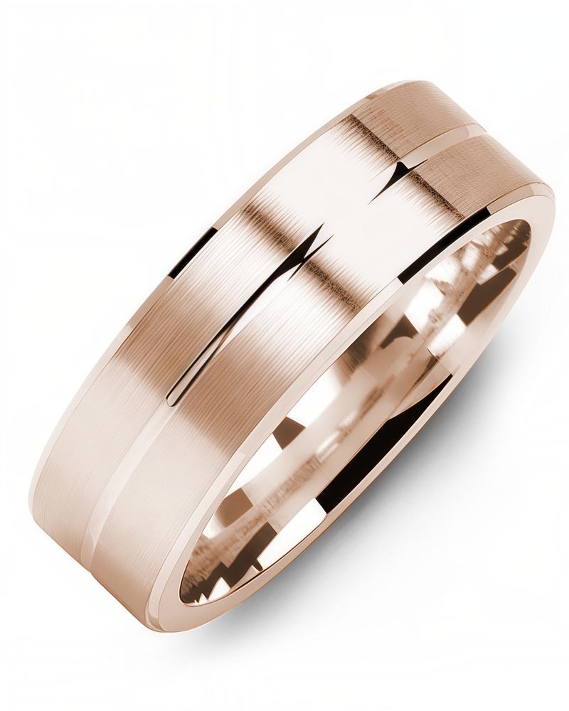 Men's & Women's Rose Gold Wedding Band