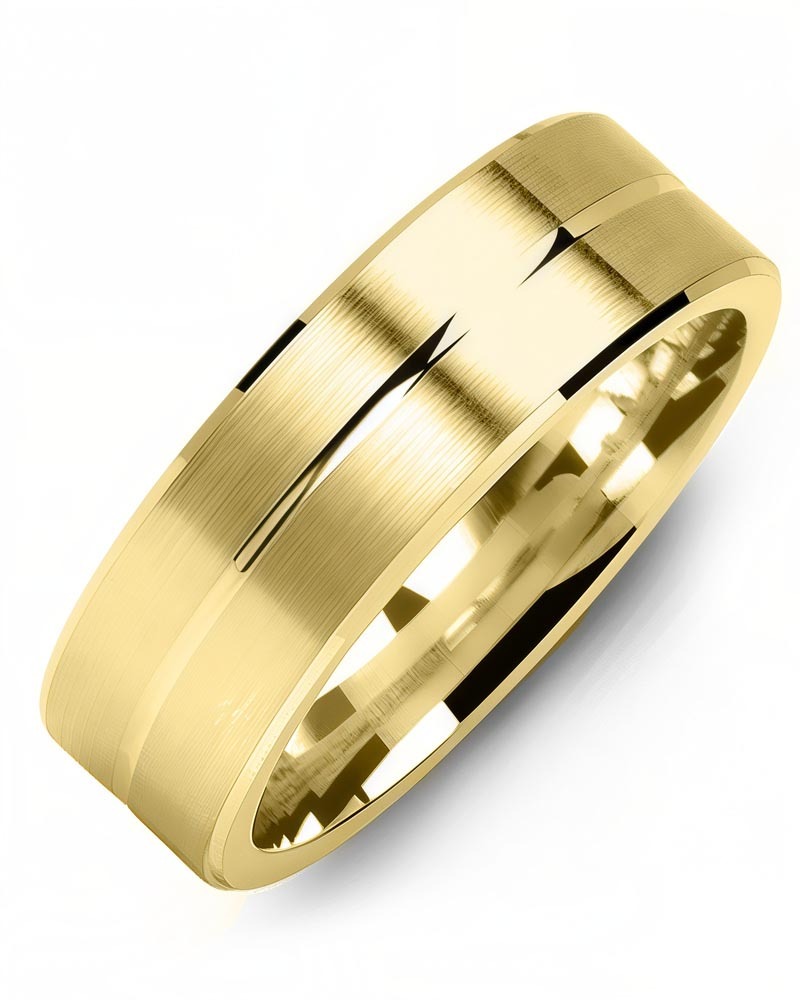 Men's & Women's Yellow Gold Wedding Band