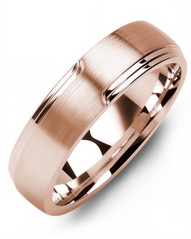 Men's & Women's Rose Gold Wedding Band