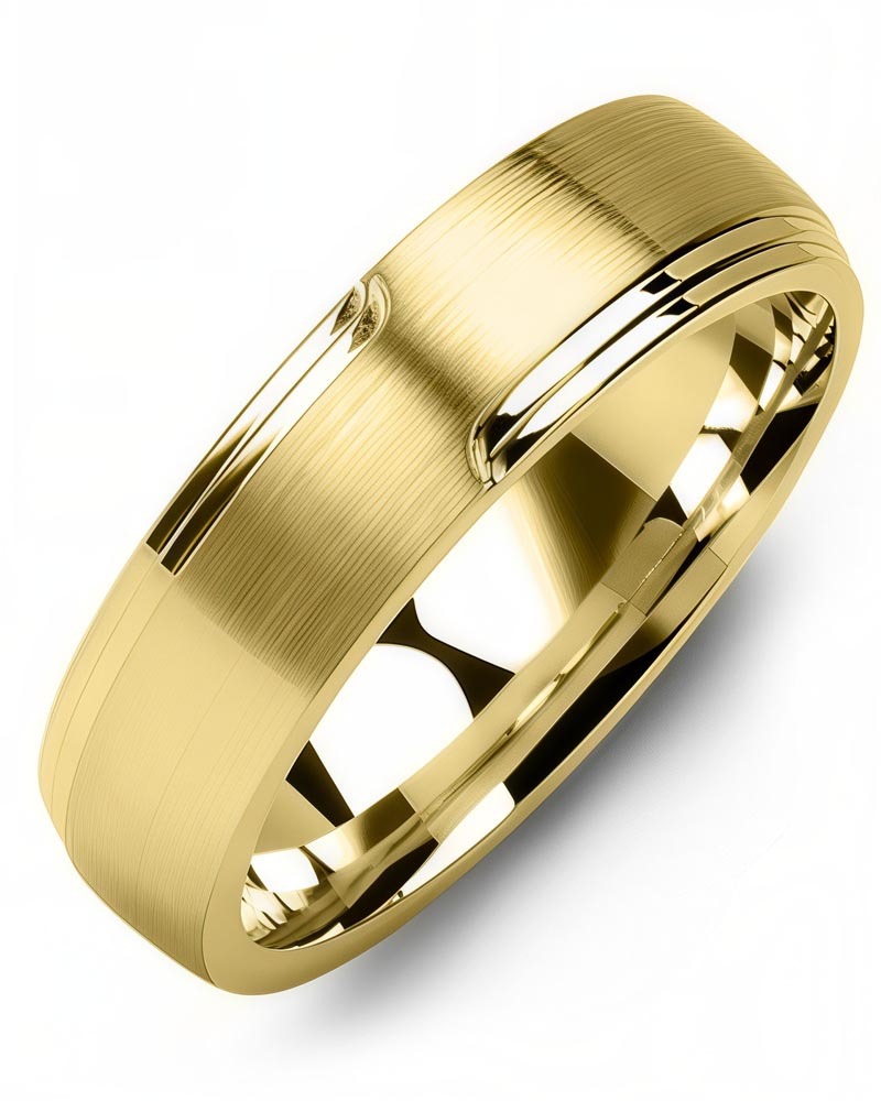 Men's & Women's Yellow Gold Wedding Band