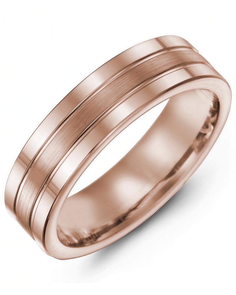 Men's & Women's Rose Gold Wedding Band