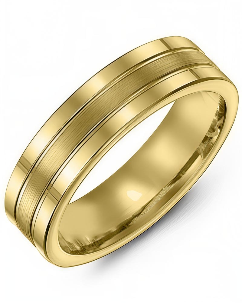 Men's & Women's Yellow Gold Wedding Band