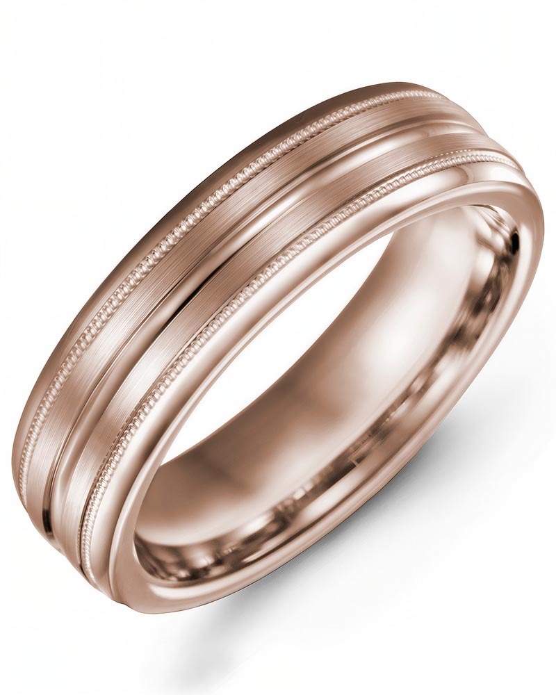 Men's & Women's Rose Gold Wedding Band
