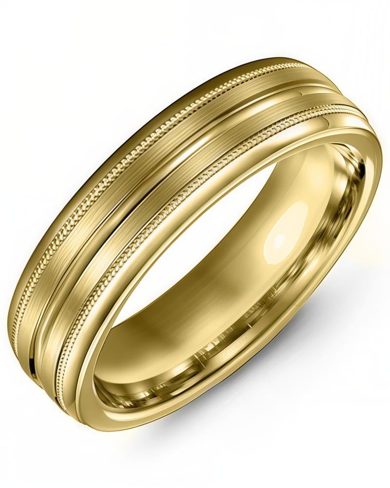 Men's & Women's Yellow Gold Wedding Band