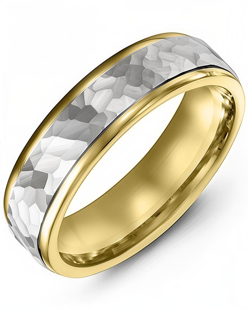 Men's & Women's Yellow Gold & White Gold Wedding Band