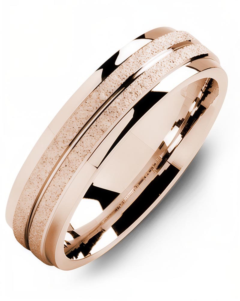 Men's & Women's Rose Gold Wedding Band