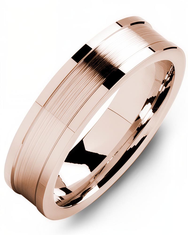 Men's & Women's Rose Gold Wedding Band