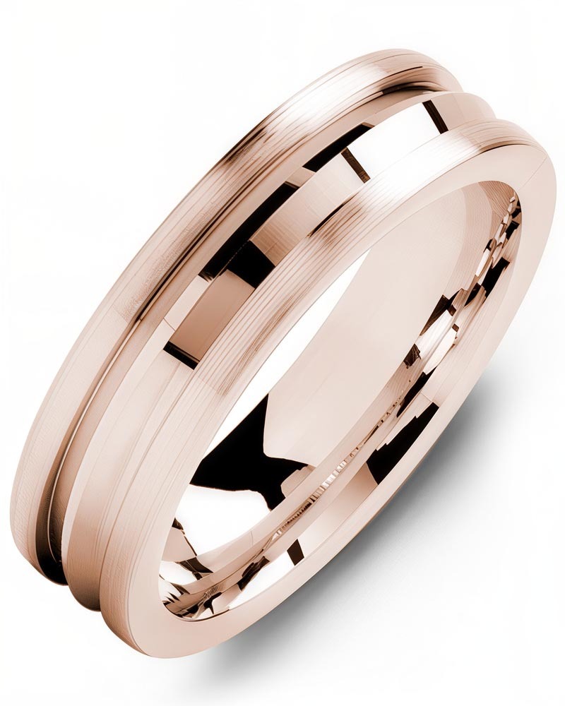 Men's & Women's Rose Gold Wedding Band