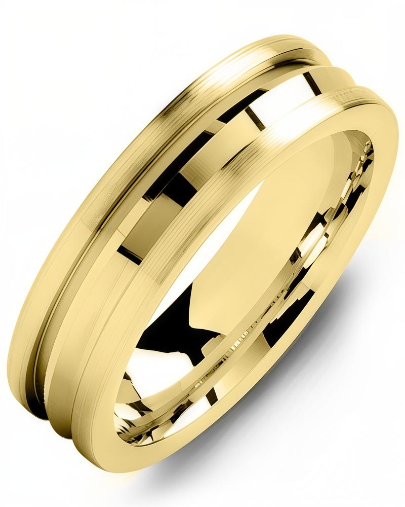 Men's & Women's Yellow Gold Wedding Band