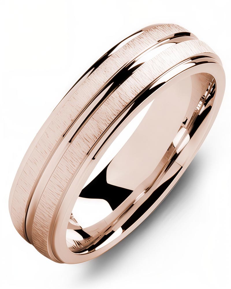 Men's & Women's Rose Gold Wedding Band