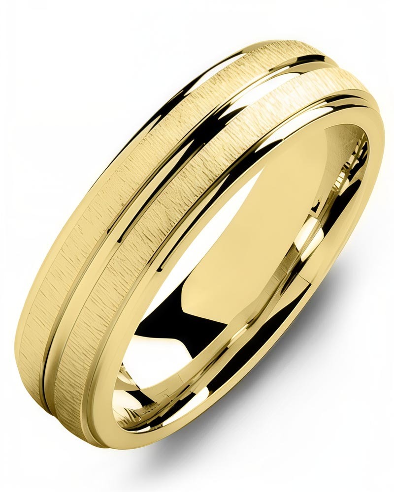 Men's & Women's Yellow Gold Wedding Band