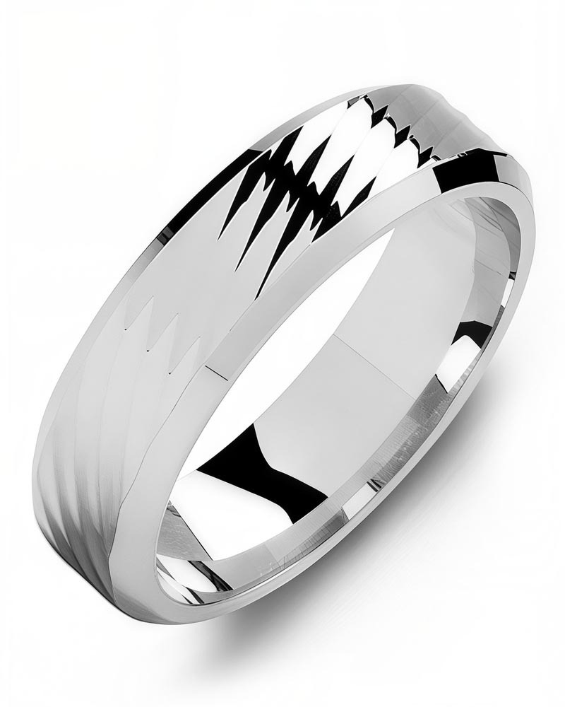 Men's & Women's White Gold Wedding Band