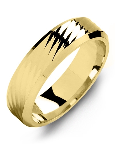 Men's & Women's Yellow Gold Wedding Band from MADANI Rings. Wedding bands, fashion rings, promise rings, made of Tungsten, Ceramic, Cobalt, and Gold. View the collection at madanirings.com