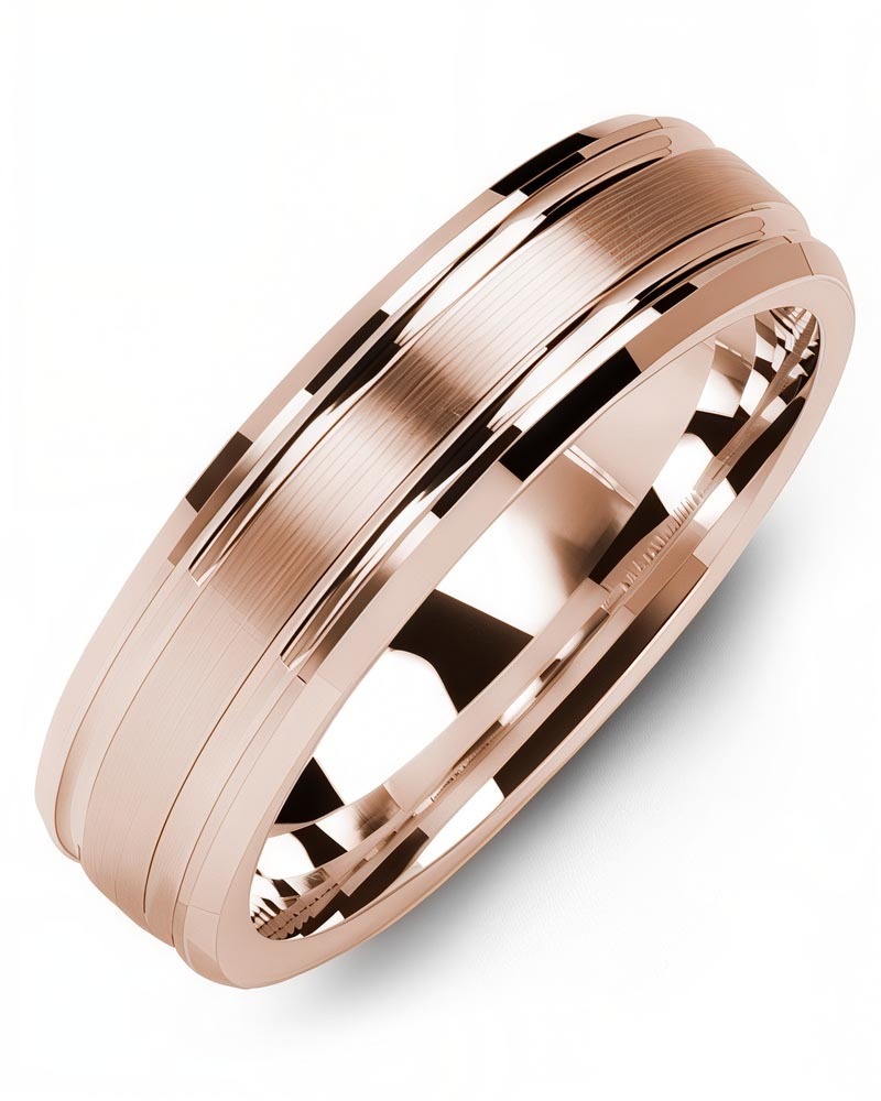 Men's & Women's Rose Gold Wedding Band