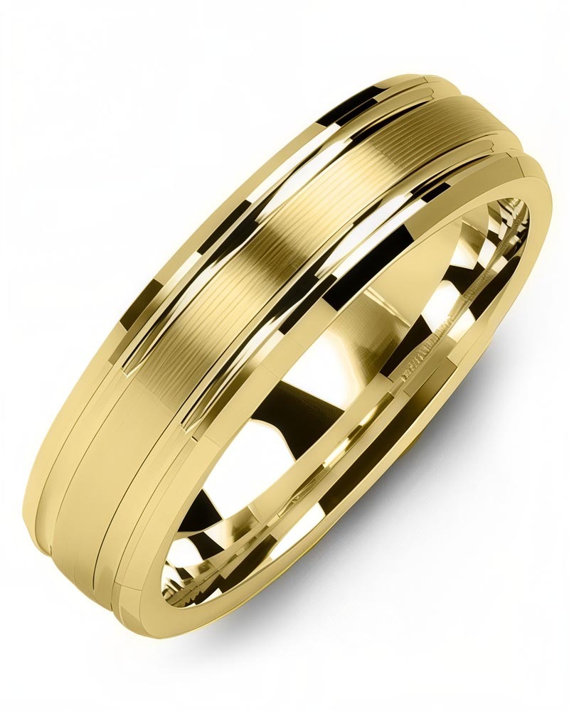Men's & Women's Yellow Gold Wedding Band