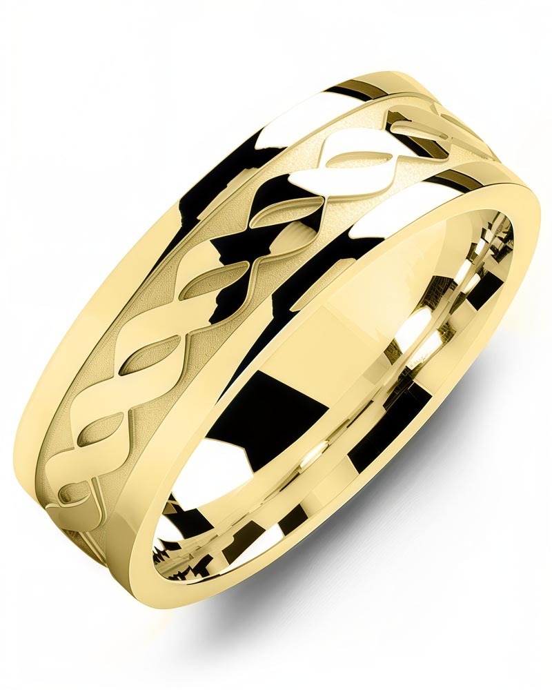 Men's & Women's Yellow Gold Wedding Band