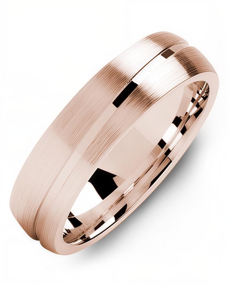 Men's & Women's Rose Gold Wedding Band