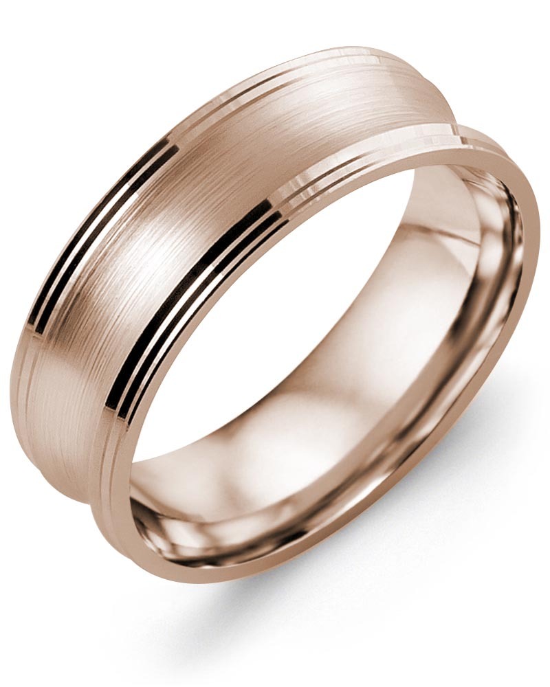 Men's & Women's Rose Gold Wedding Band