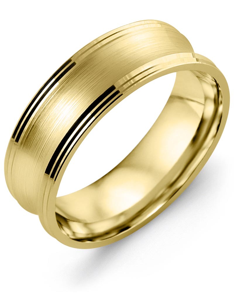 Men's & Women's Yellow Gold Wedding Band