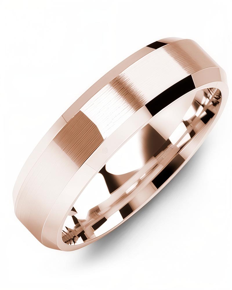 Men's & Women's Rose Gold Wedding Band