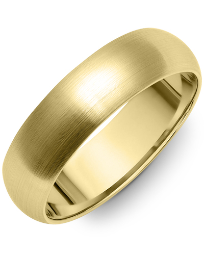 Men's & Women's Dome Yellow Gold Wedding Band from MADANI Rings. Wedding bands, fashion rings, promise rings, made of Tungsten, Ceramic, Cobalt, and Gold. View the collection at madanirings.com