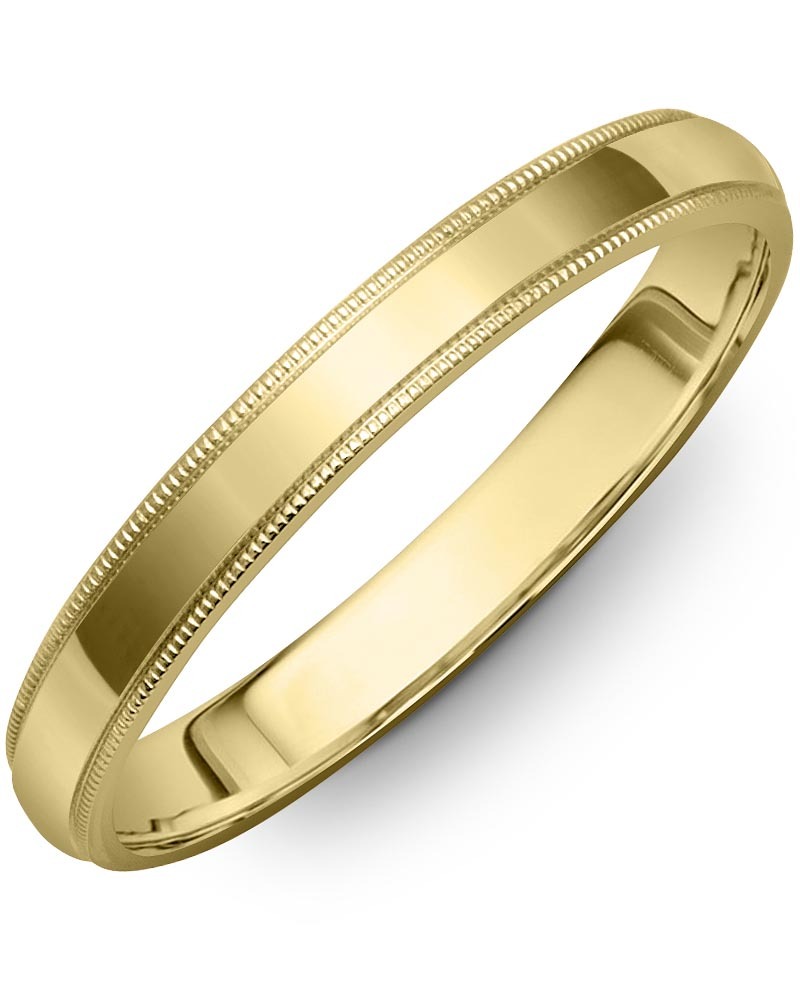 Men's & Women's Dome Yellow Gold Wedding Band from MADANI Rings. Wedding bands, fashion rings, promise rings, made of Tungsten, Ceramic, Cobalt, and Gold. View the collection at madanirings.com