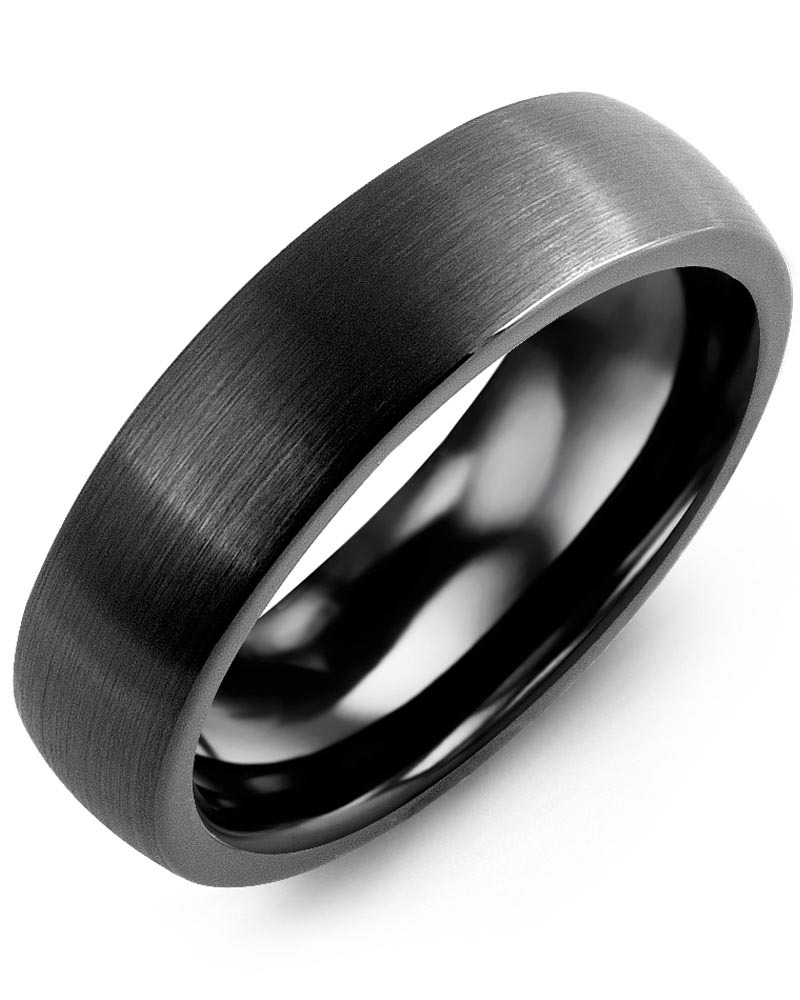Men's & Women's Black Ceramic Wedding Band from MADANI Rings. Wedding bands, fashion rings, promise rings, made of Tungsten, Ceramic, Cobalt, and Gold. View the collection at madanirings.com