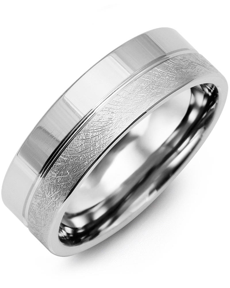 Men's & Women's White Gold Wedding Band