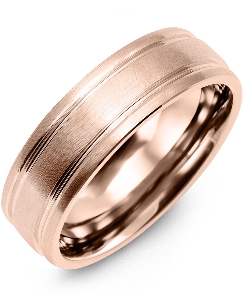 Men's & Women's Rose Gold Wedding Band