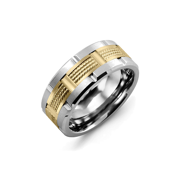 Mens wedding bands hot sale for work