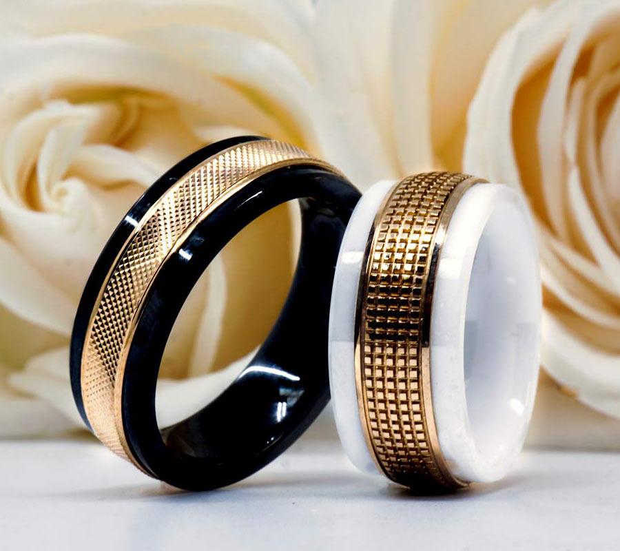 strottenhoofd Vijftig Vochtigheid Matching Wedding Ring or Band Set for Couples | MADANI Rings